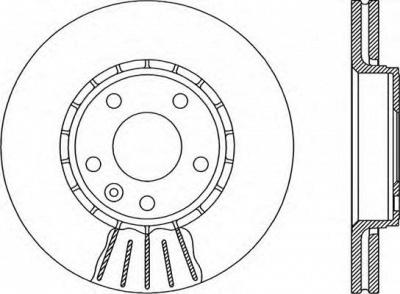 OPEN PARTS bda197820 -  Тормозной диск